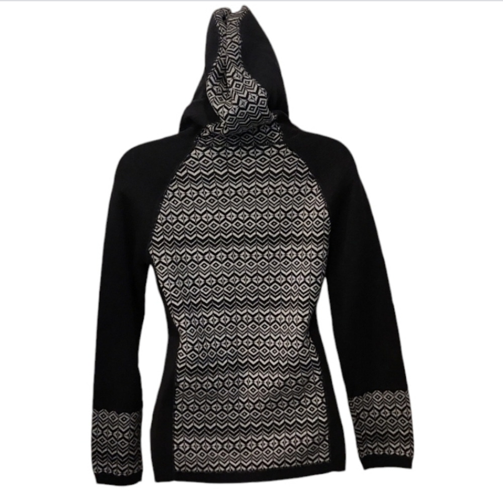 Aspen Aztec Geometric Pattern Hoodie - Picture 2 of 6